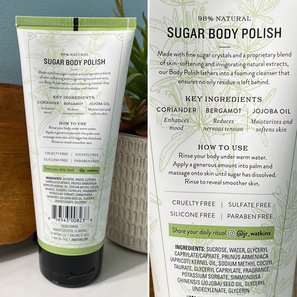 New JR Watkins Natural Awaken Body Care Set - Picture 3 of 5